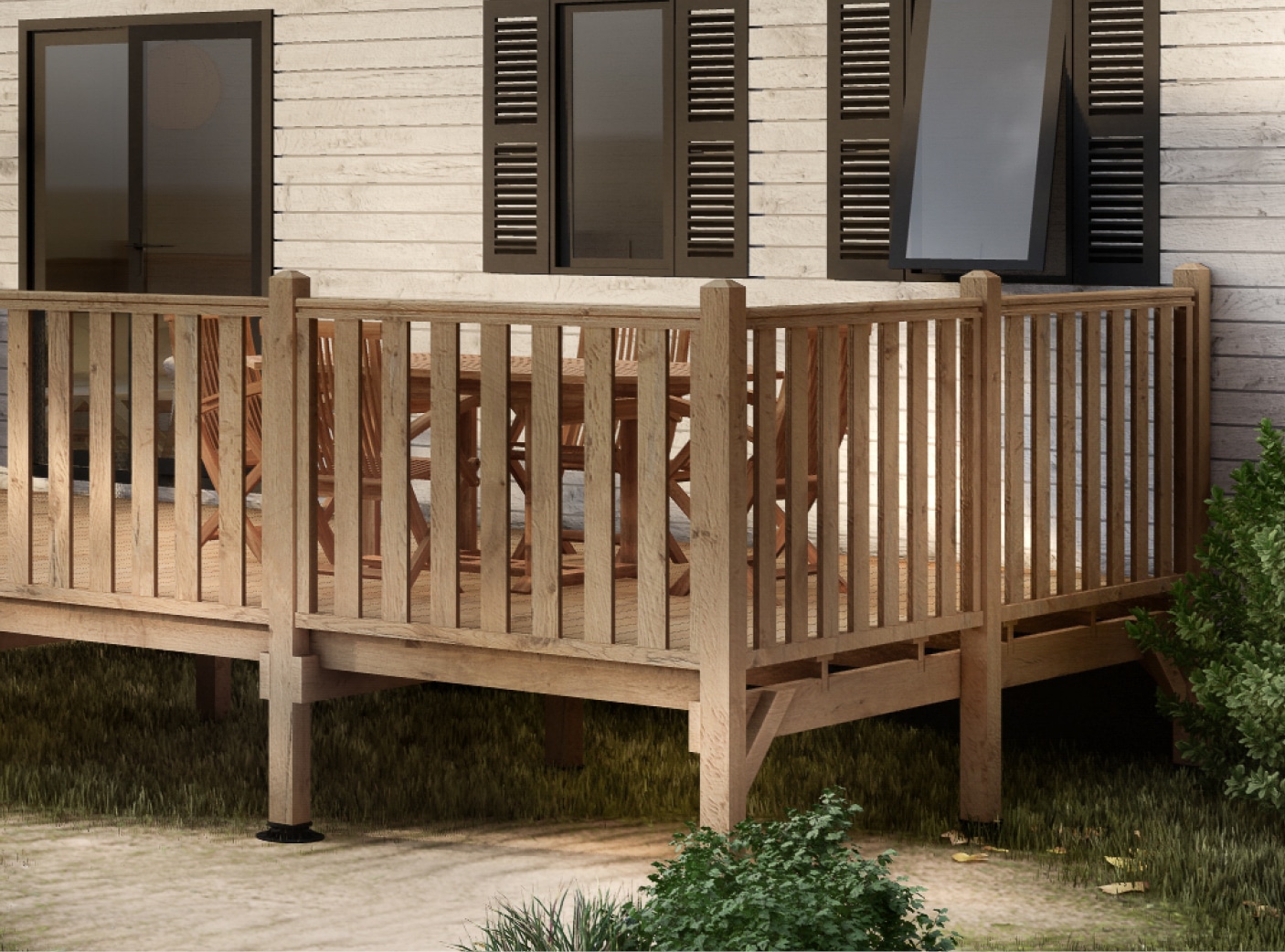 Terrasse simple 6,00 x 3,00 m – Image 2